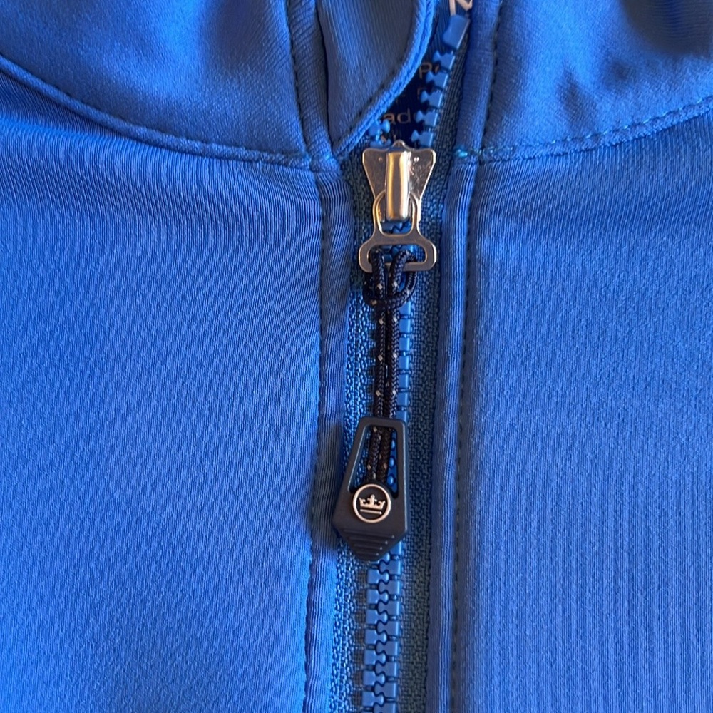 Peter Millar- Lightweight Jacket Abaco Blue New With Tags Small Two Way Zipper - Picture 10 of 17